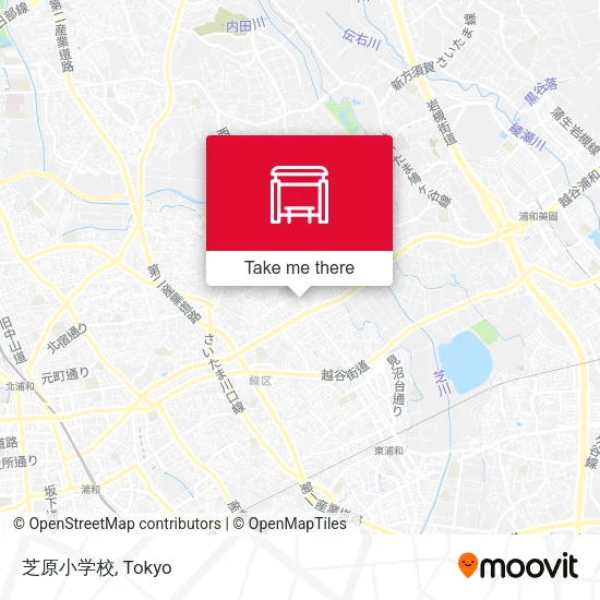 芝原小学校 map