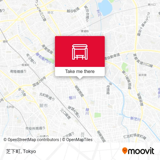 芝下町 map