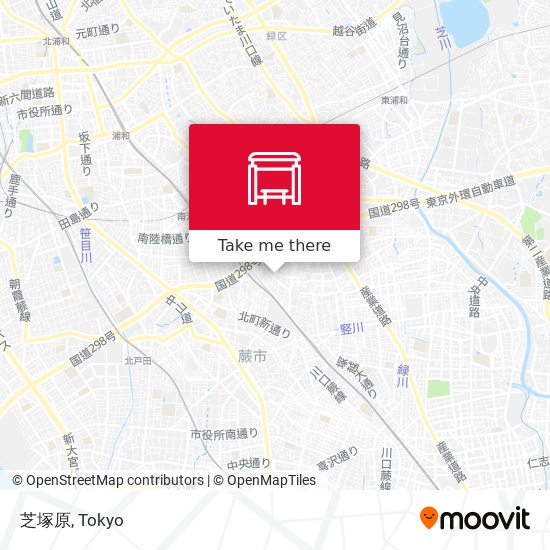 芝塚原 map