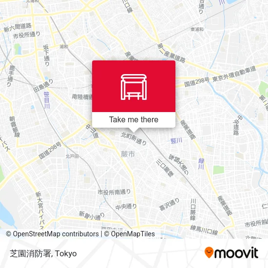 芝園消防署 map