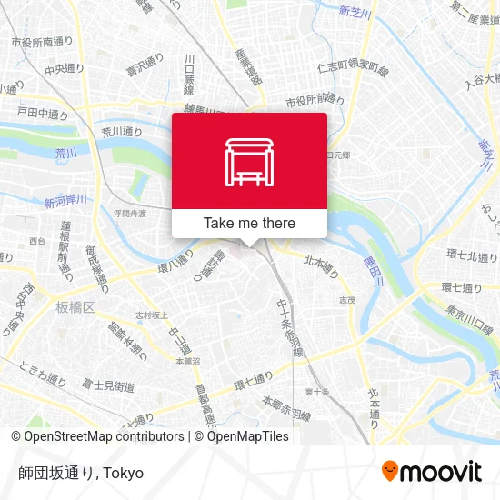 師団坂通り map