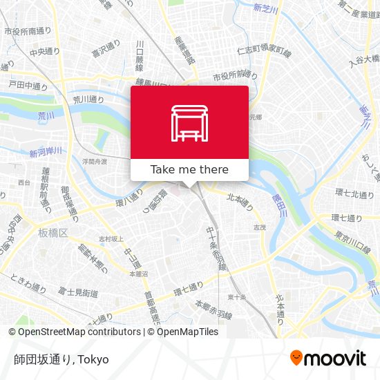 師団坂通り map