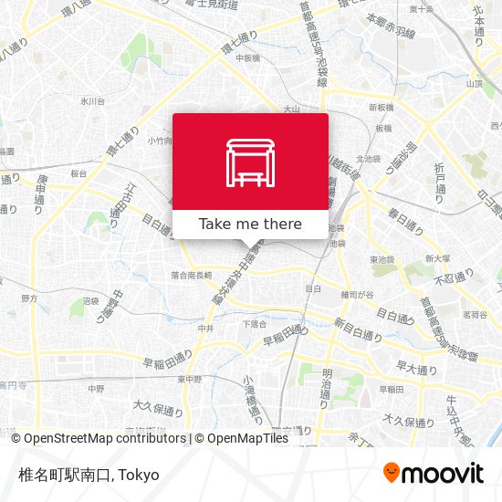 椎名町駅南口 map