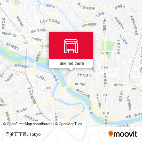 鹿浜五丁目 map