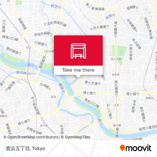 鹿浜五丁目 map