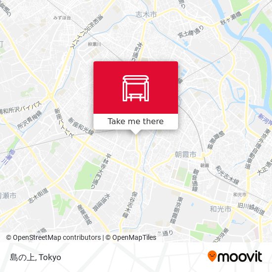 島の上 map