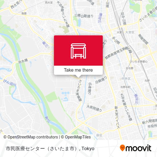 市民医療センター（さいたま市） map