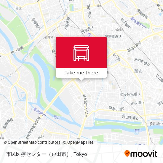 市民医療センター（戸田市） map
