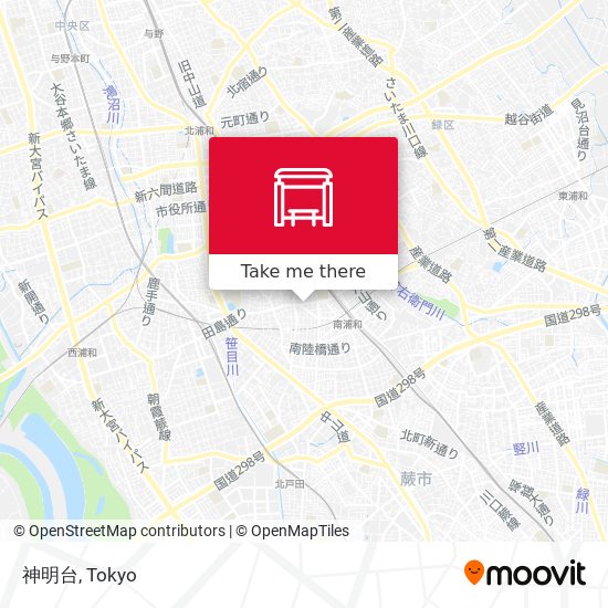 神明台 map