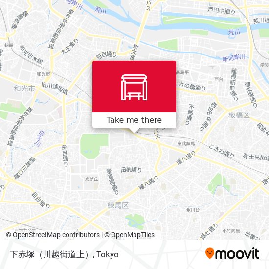 下赤塚（川越街道上） map