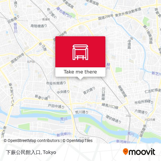 下蕨公民館入口 map