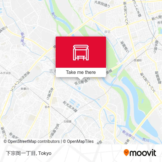 下宗岡一丁目 map
