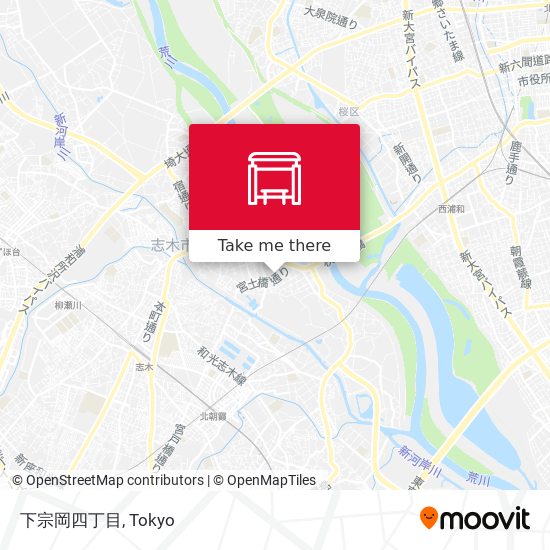 下宗岡四丁目 map