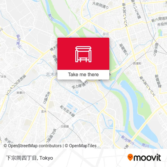下宗岡四丁目 map