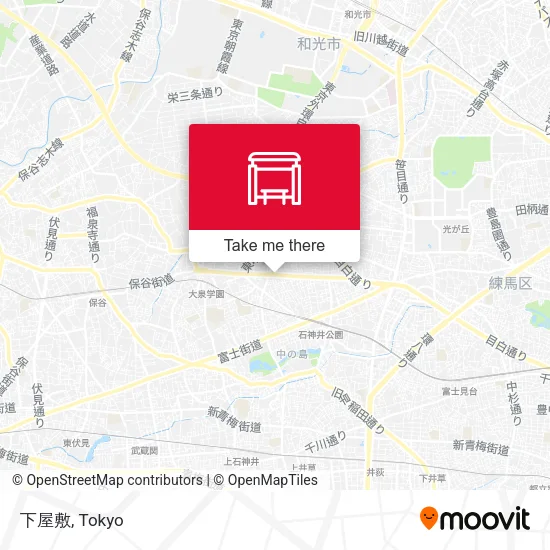 下屋敷 map