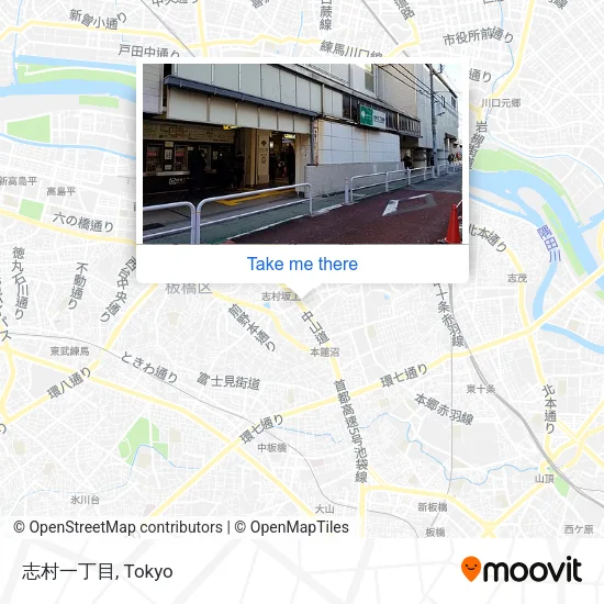 志村一丁目 map