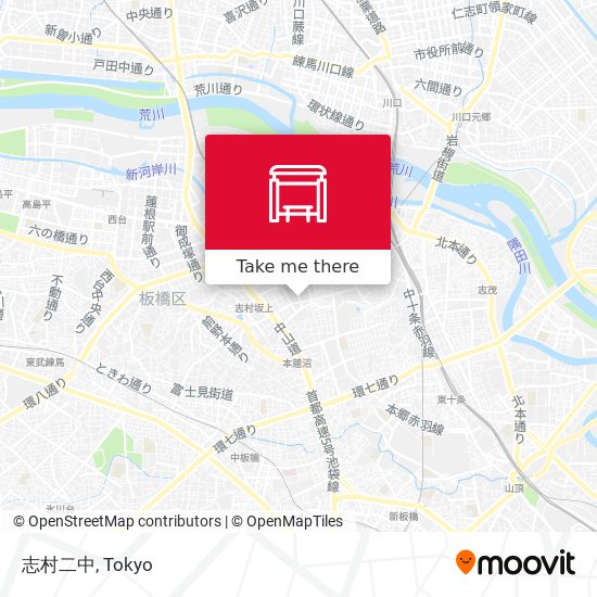 志村二中 map