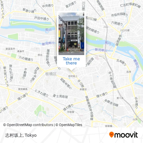 志村坂上 map