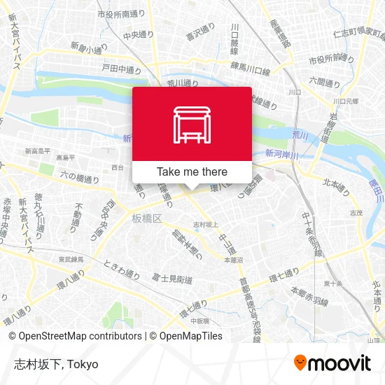 志村坂下 map