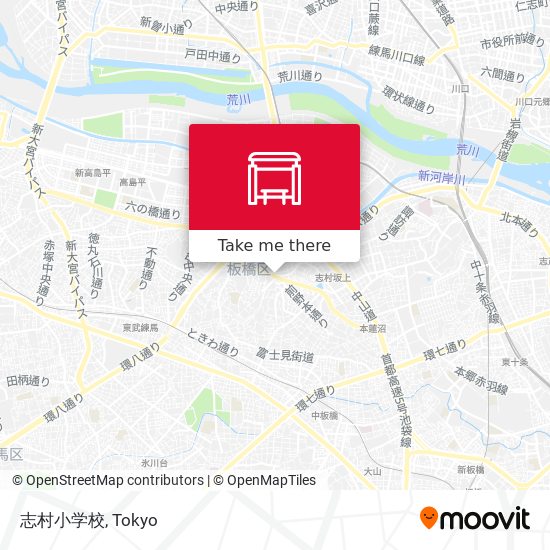 志村小学校 map