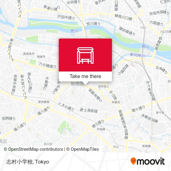 志村小学校 map