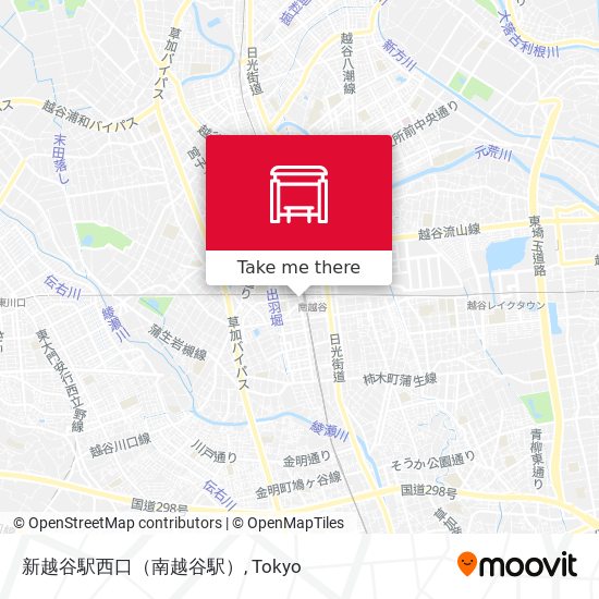 新越谷駅西口（南越谷駅） map