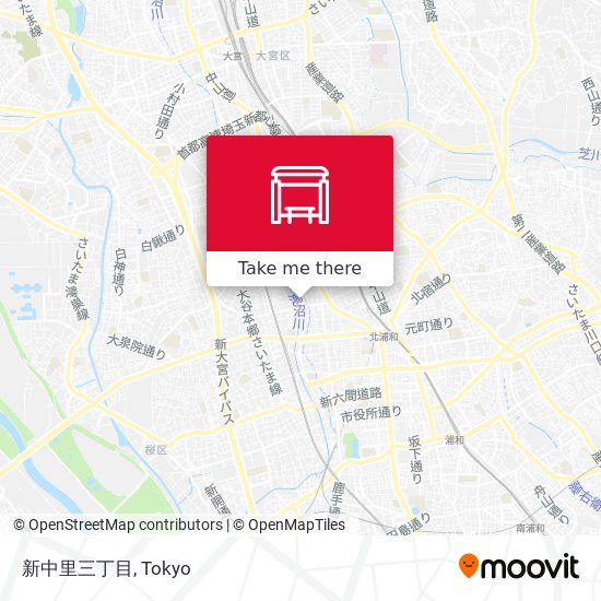 新中里三丁目 map