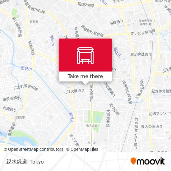 親水緑道 map