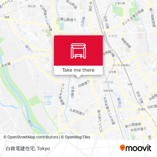 白鍬電建住宅 map