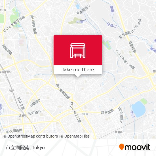市立病院南 map