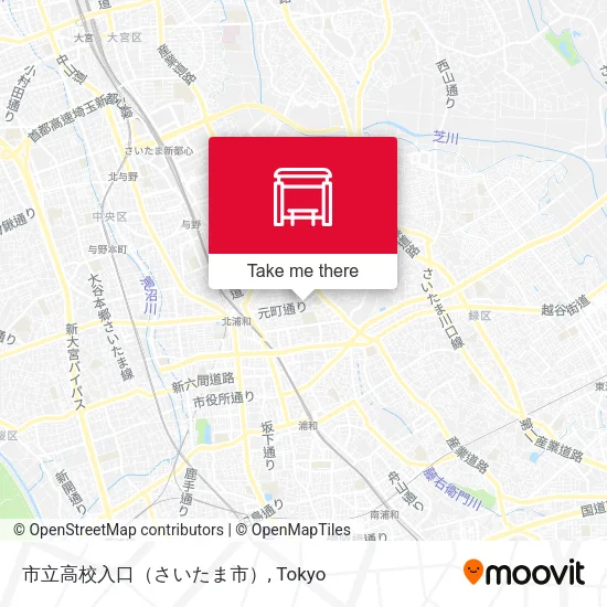 市立高校入口（さいたま市） map