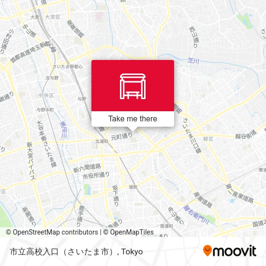 市立高校入口（さいたま市） map