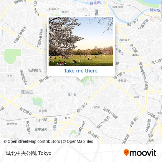 城北中央公園 map