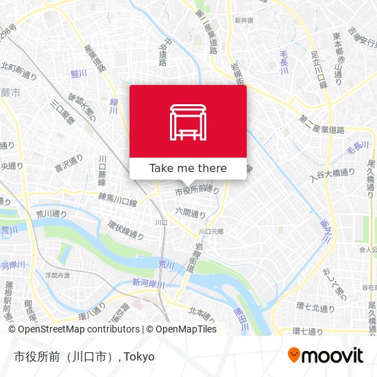 市役所前（川口市） map