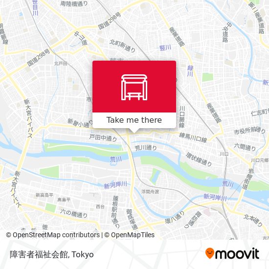 障害者福祉会館 map