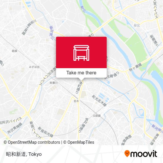 昭和新道 map