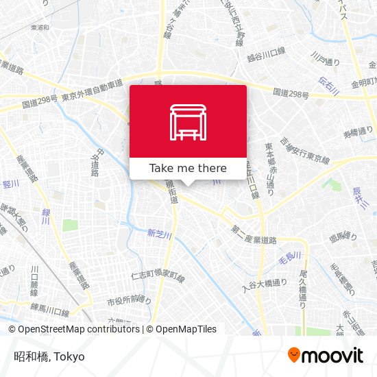昭和橋 map