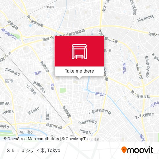 Ｓｋｉｐシティ東 map