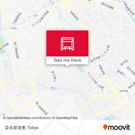 染谷新道東 map