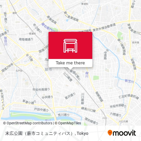 末広公園（蕨市コミュニティバス） map