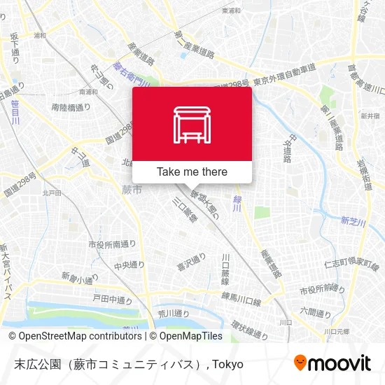 末広公園（蕨市コミュニティバス） map