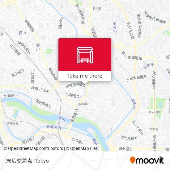 末広交差点 map