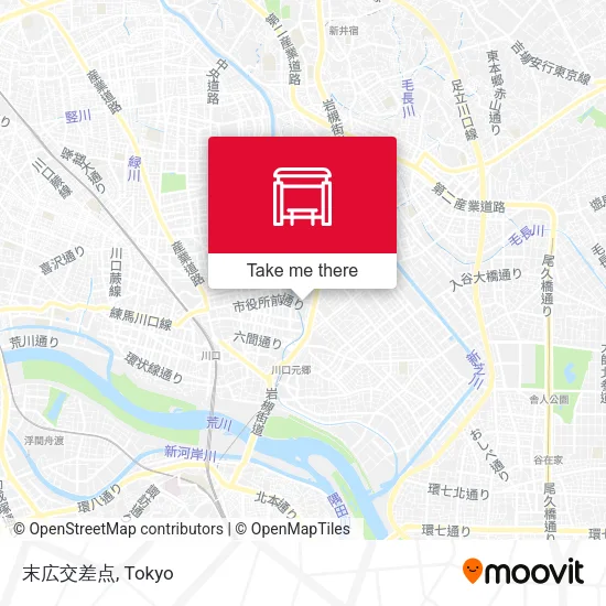 末広交差点 map