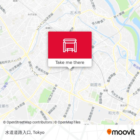 水道道路入口 map