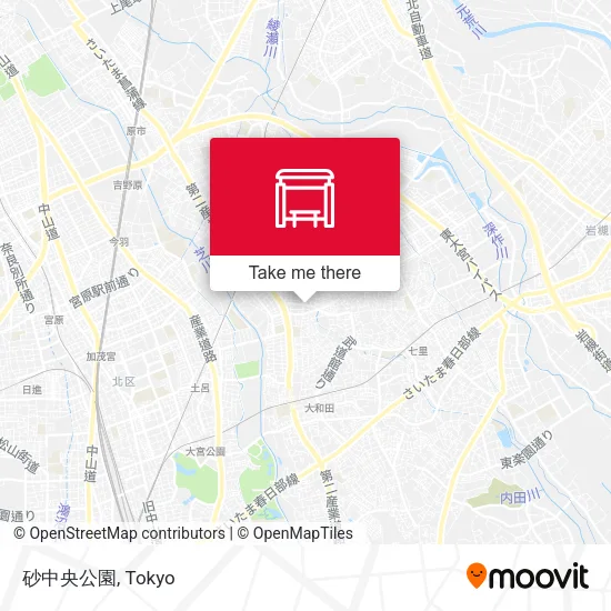 砂中央公園 map