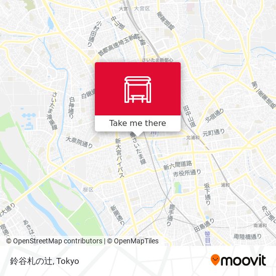 鈴谷札の辻 map