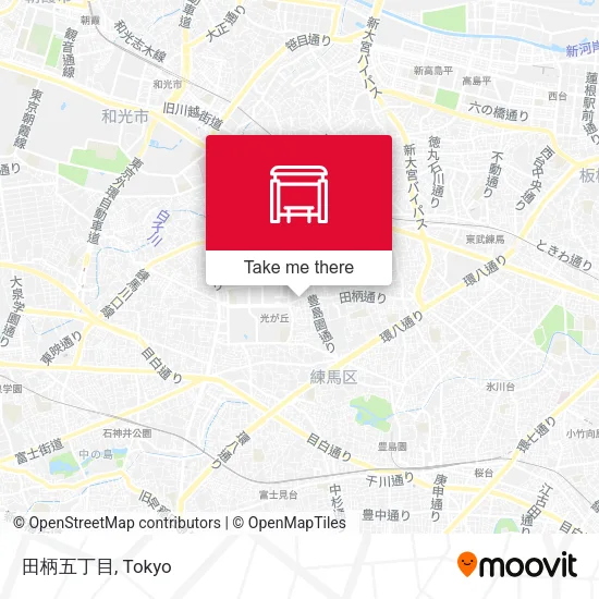 田柄五丁目 map