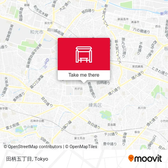 田柄五丁目 map