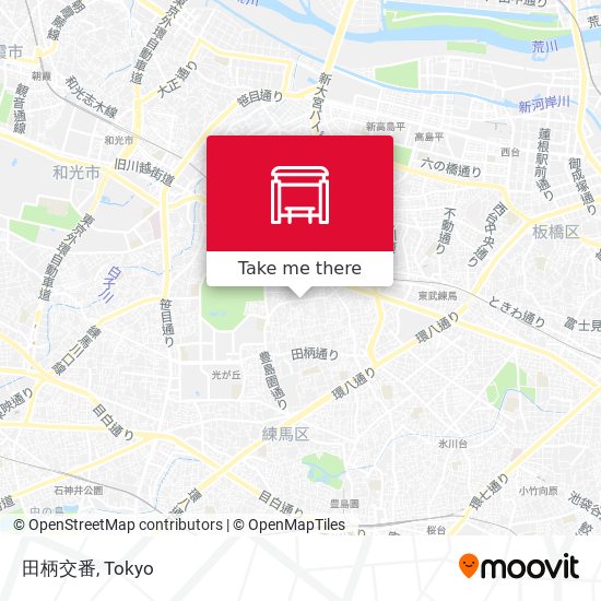 田柄交番 map