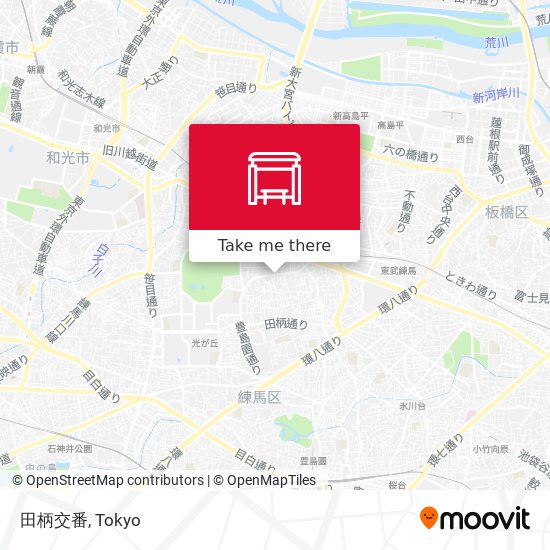 田柄交番 map